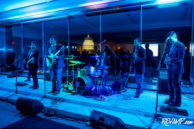 The Morrison Brothers Band perform during the second annual 'A Night Under The Stars' benefit for the Make-A-Wish Foundation.